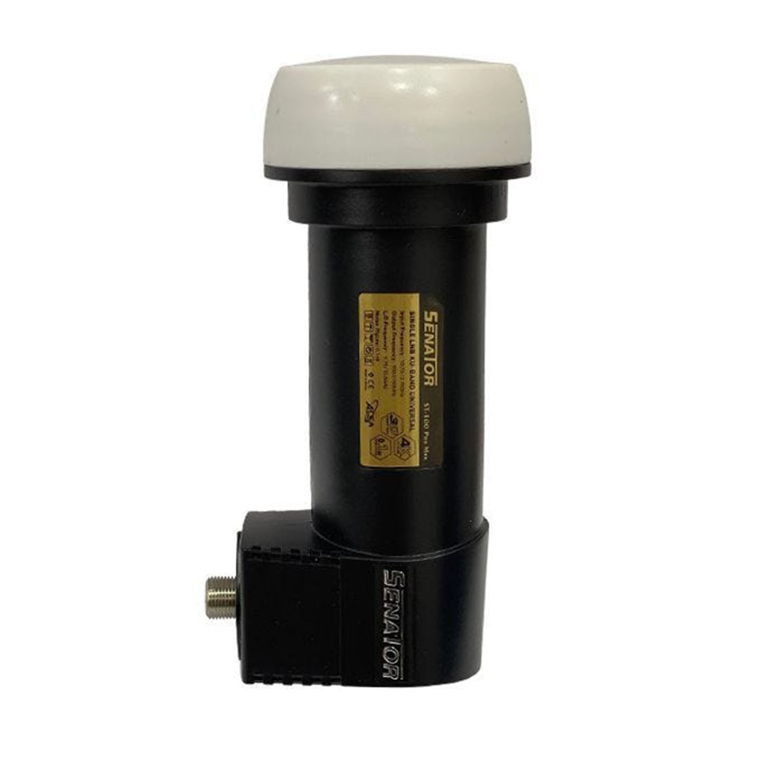 وحدة LNB سيناتور - منفذ واحد - ST-100 - أسود