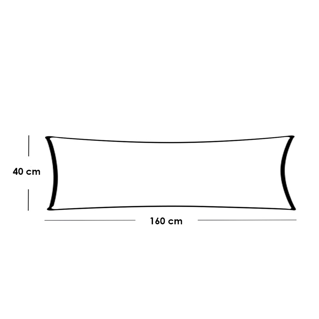 مخدة حشو فايبر طويلة - 40*160 سم