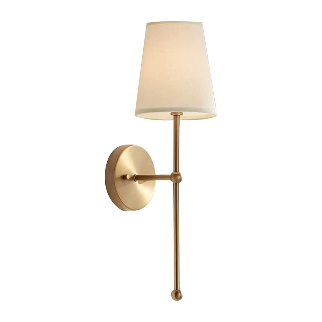 ابليك حائط أنيق - ذهبي وأوف وايت