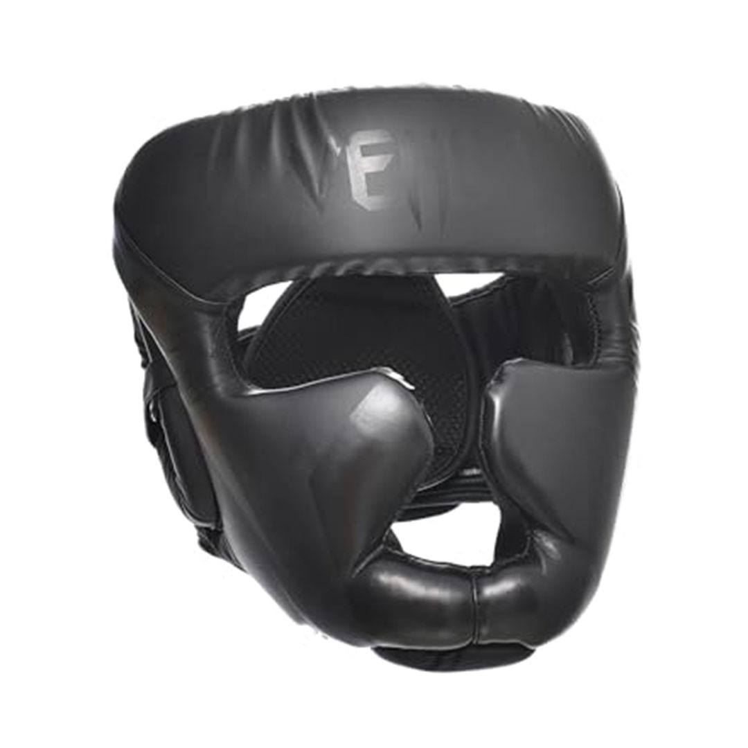 واقي رأس للملاكمة والرياضات القتالية - أسود - L