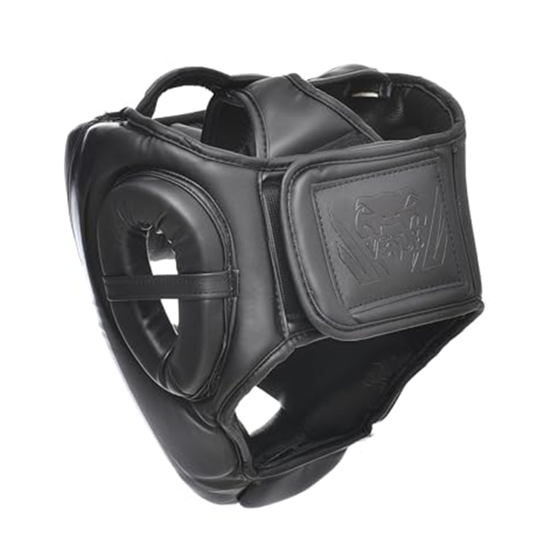 واقي رأس للملاكمة والرياضات القتالية - أسود - L