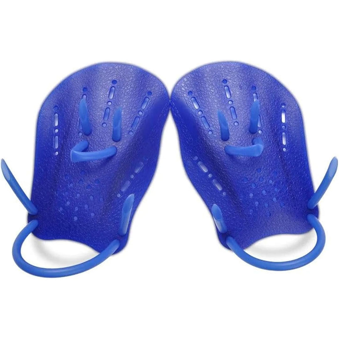مجاديف السباحة اليدوية - قطعتان - أزرق