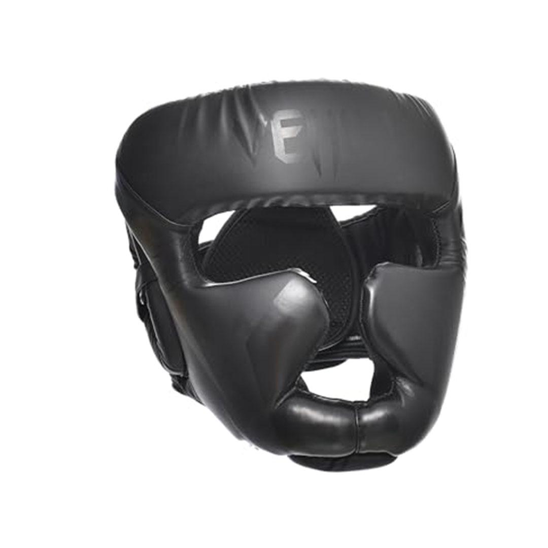 واقي رأس للملاكمة والرياضات القتالية - أسود - L