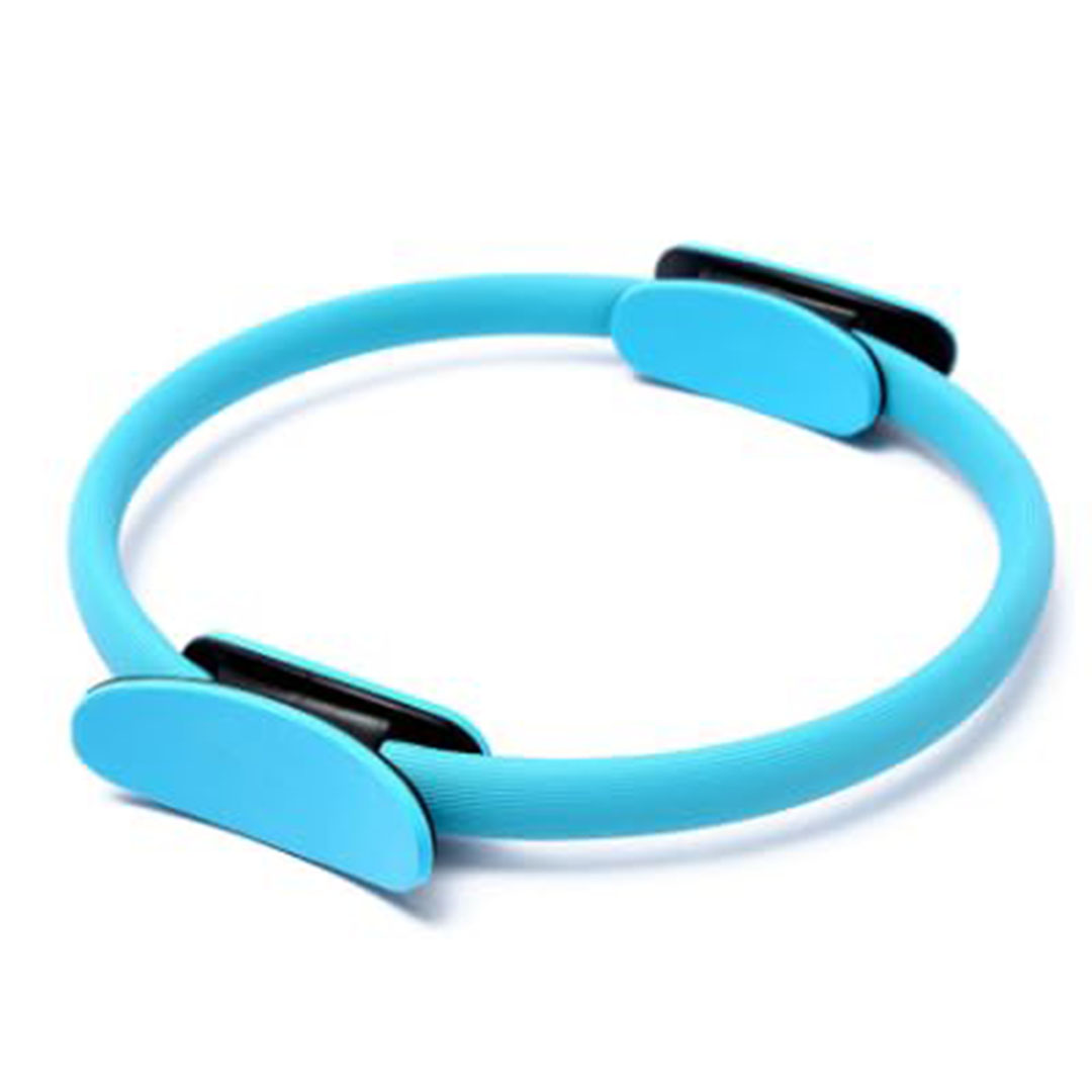 حلقة تمارين بيلاتس مع مقابض مزدوجة - أزرق