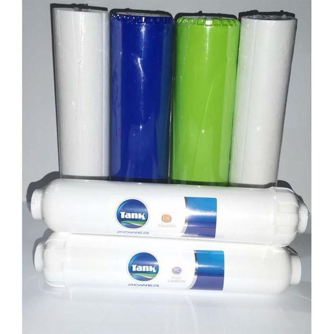 حزمة فلاتر تانك باور 5 مراحل - 6 خرطوشات 1+1