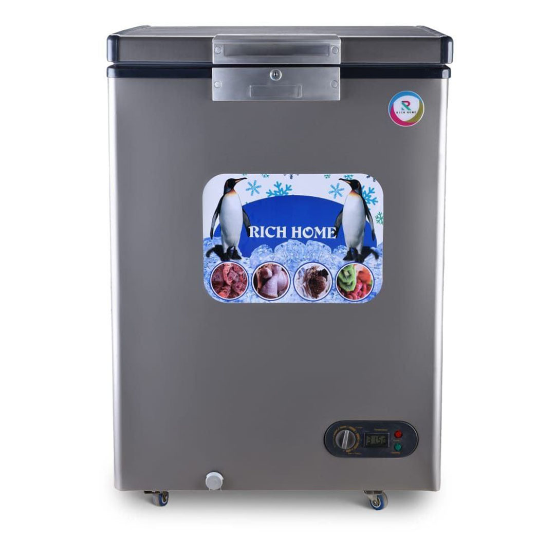 ديب فريزر أفقي ريتش هوم - 170 لتر - فضي - RH-CFD 170ss