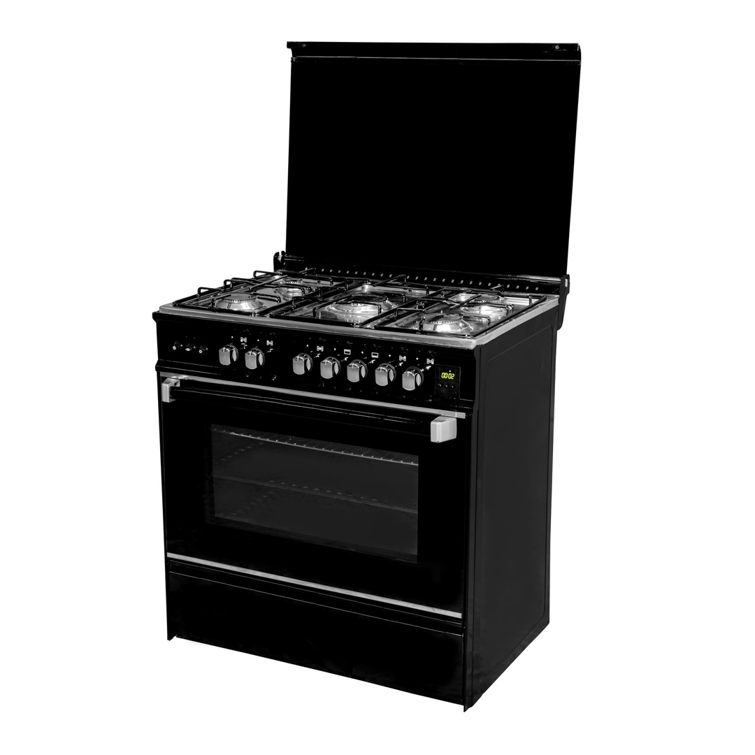 بوتجاز غاز نور - 5 شعلة - أسود GC-SC853