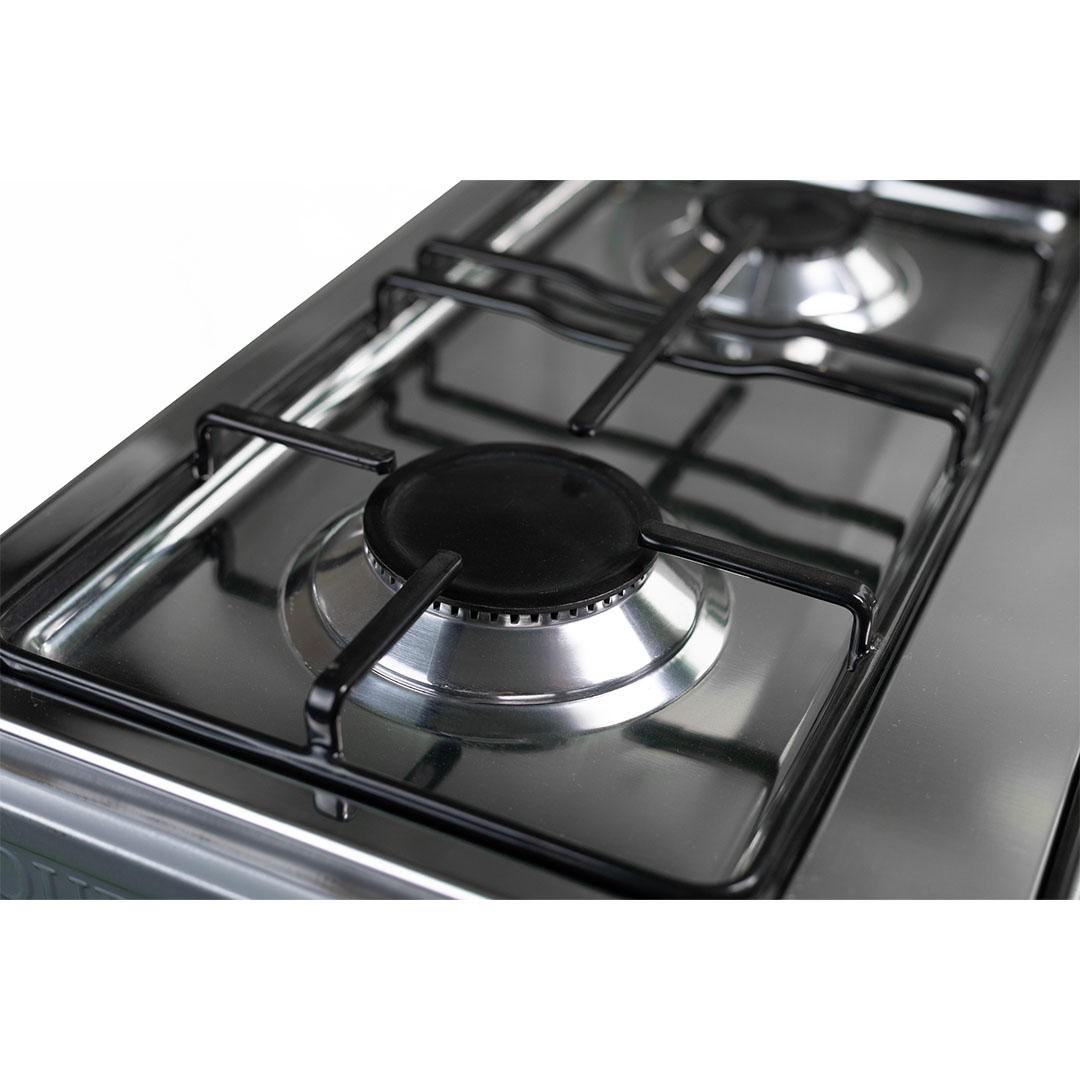 بوتجاز غاز نور - 4 شعلة - 60 سم - فضي واسود - GC-SC641