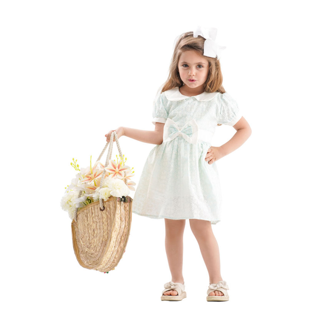 فستان نص كم بناتي - MA-MU-325