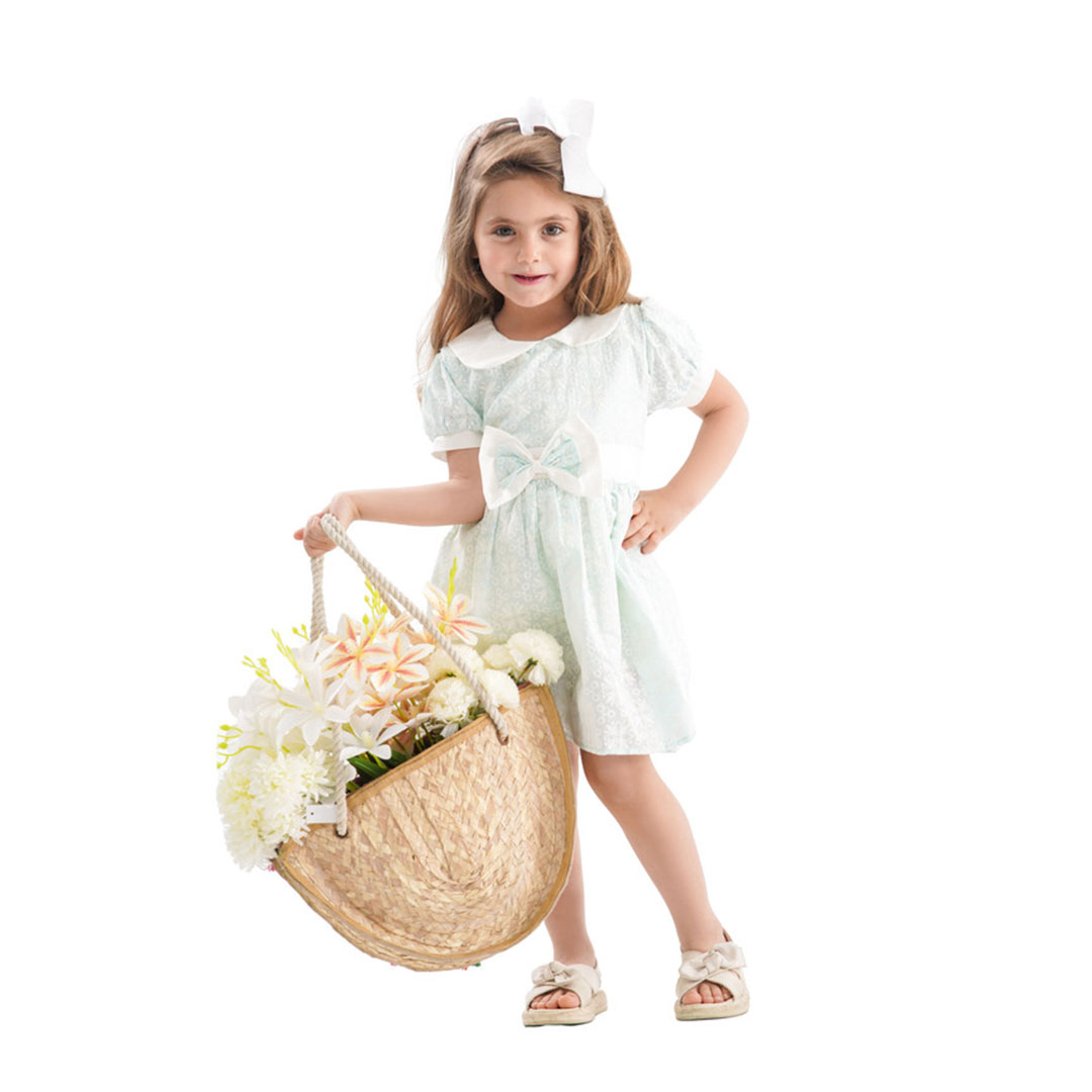 فستان نص كم بناتي - MA-MU-325