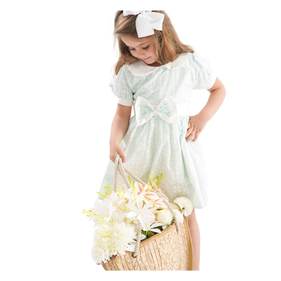 فستان نص كم بناتي - MA-MU-325