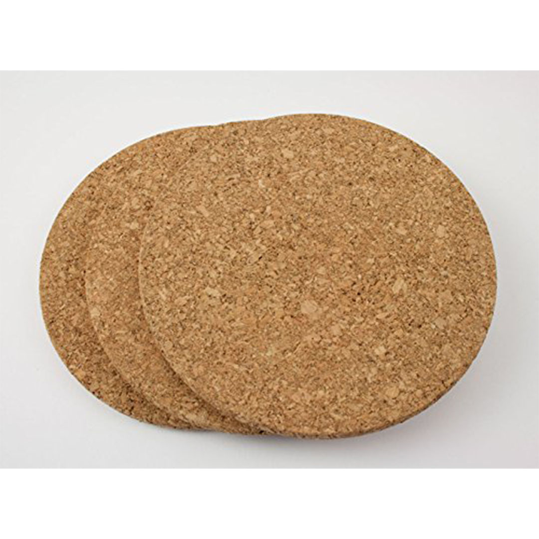 حامل اواني مستدير من الفلين المقاوم للحرارة