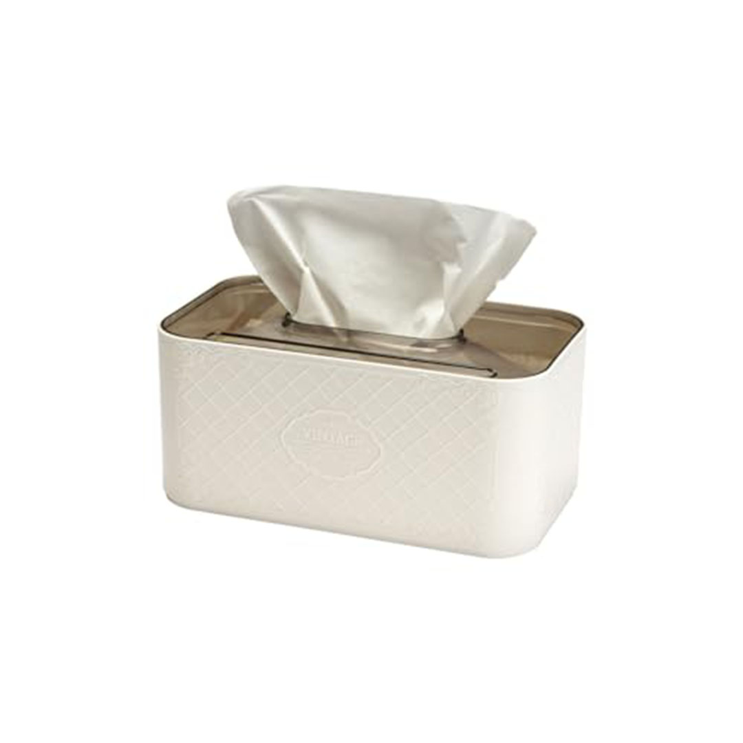 علبة مناديل بلاستيكية - متعددة الألوان