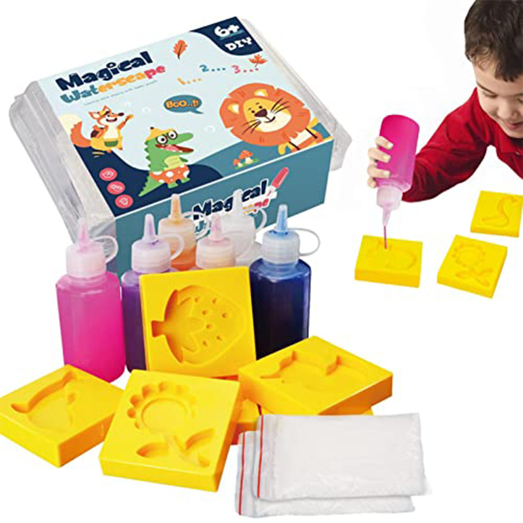 مجموعة خرز الفو دي اغوا - حيوانات مائية ثلاثية الأبعاد - توزير