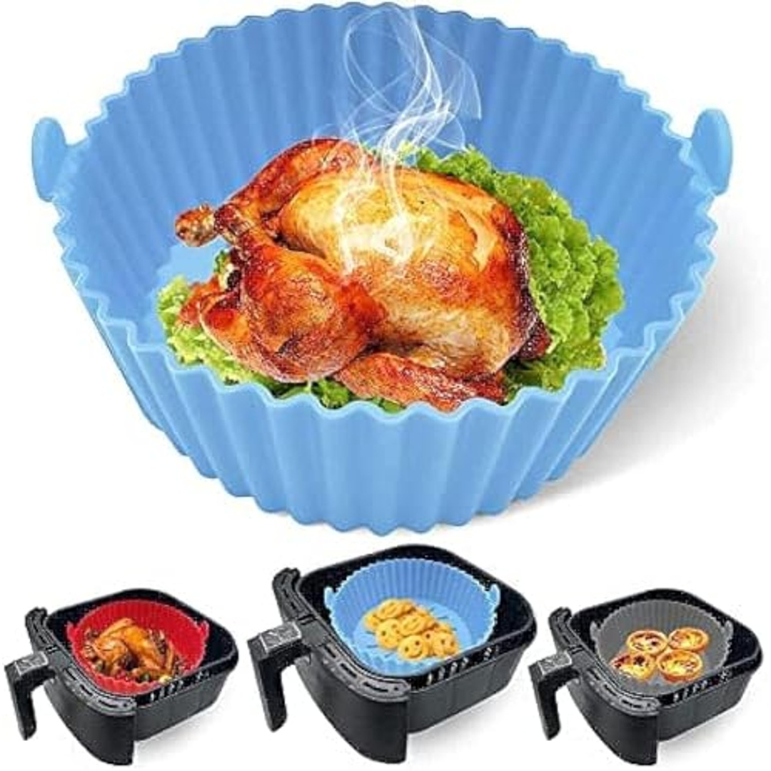 قالب سيليكون للقلاية الهوائية - 6.3 بوصة - أزرق