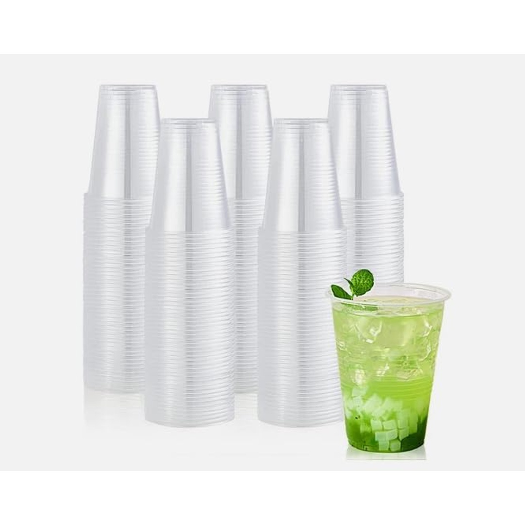 أكواب بلاستيكية شفافة قابلة للاعادة الاستخدام - 250 ملي - 24 قطعة