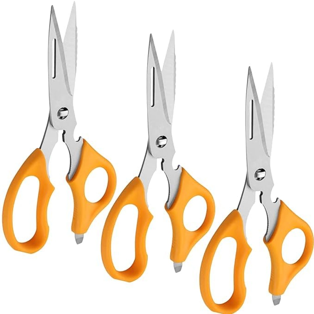 مقص مطبخ حادة متعدد الاستخدامات - 20 سم - 3 قطع