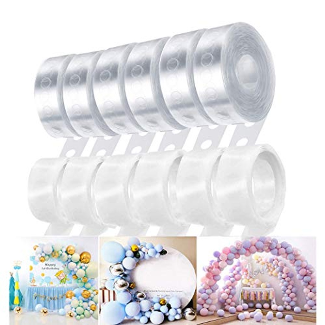 شريط لاصق دبل فيس لتعليق البالونات - 1200 لاصقة