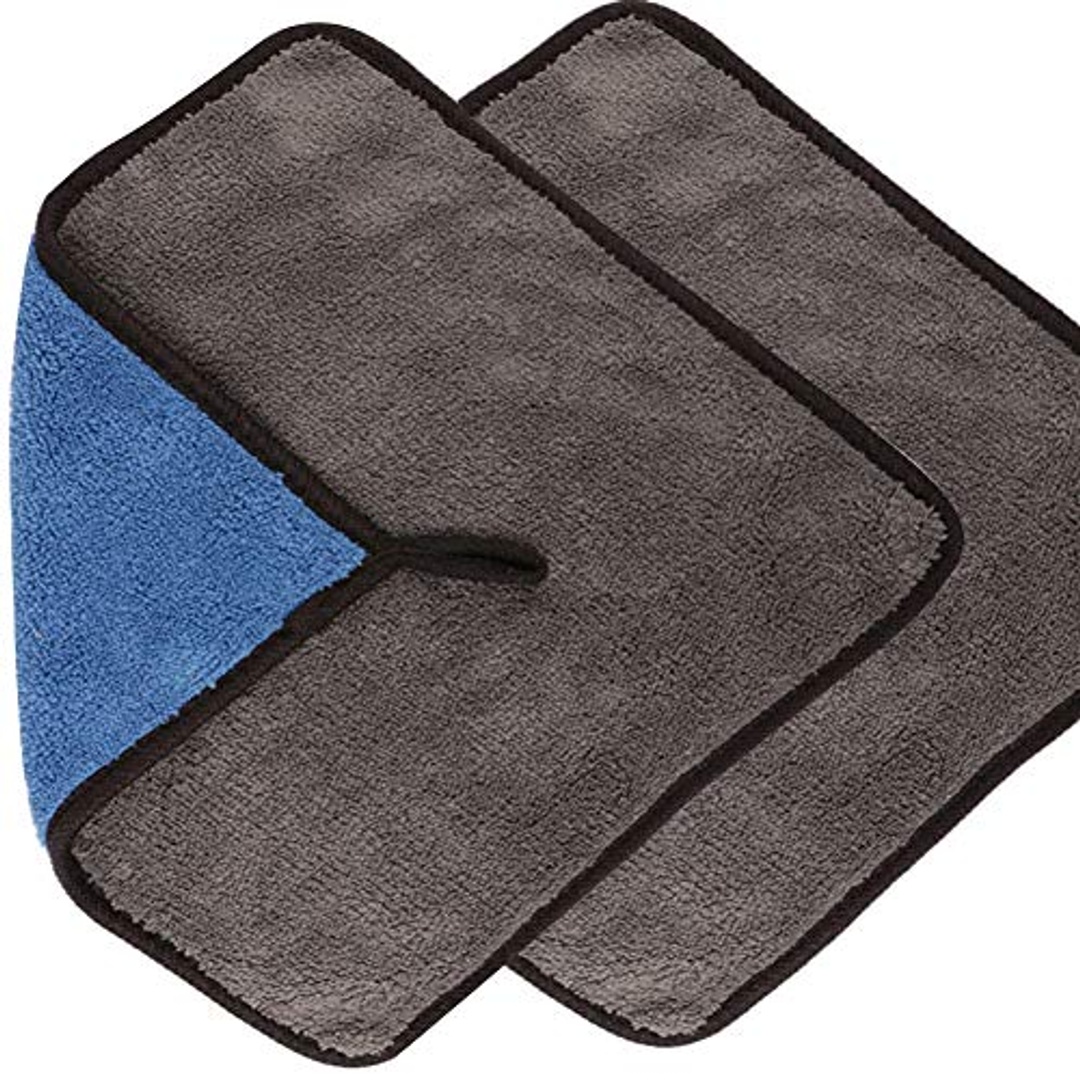 فوط تنظيف ميكروفايبر - 2 قطعة - 30*22 سم - أزرق