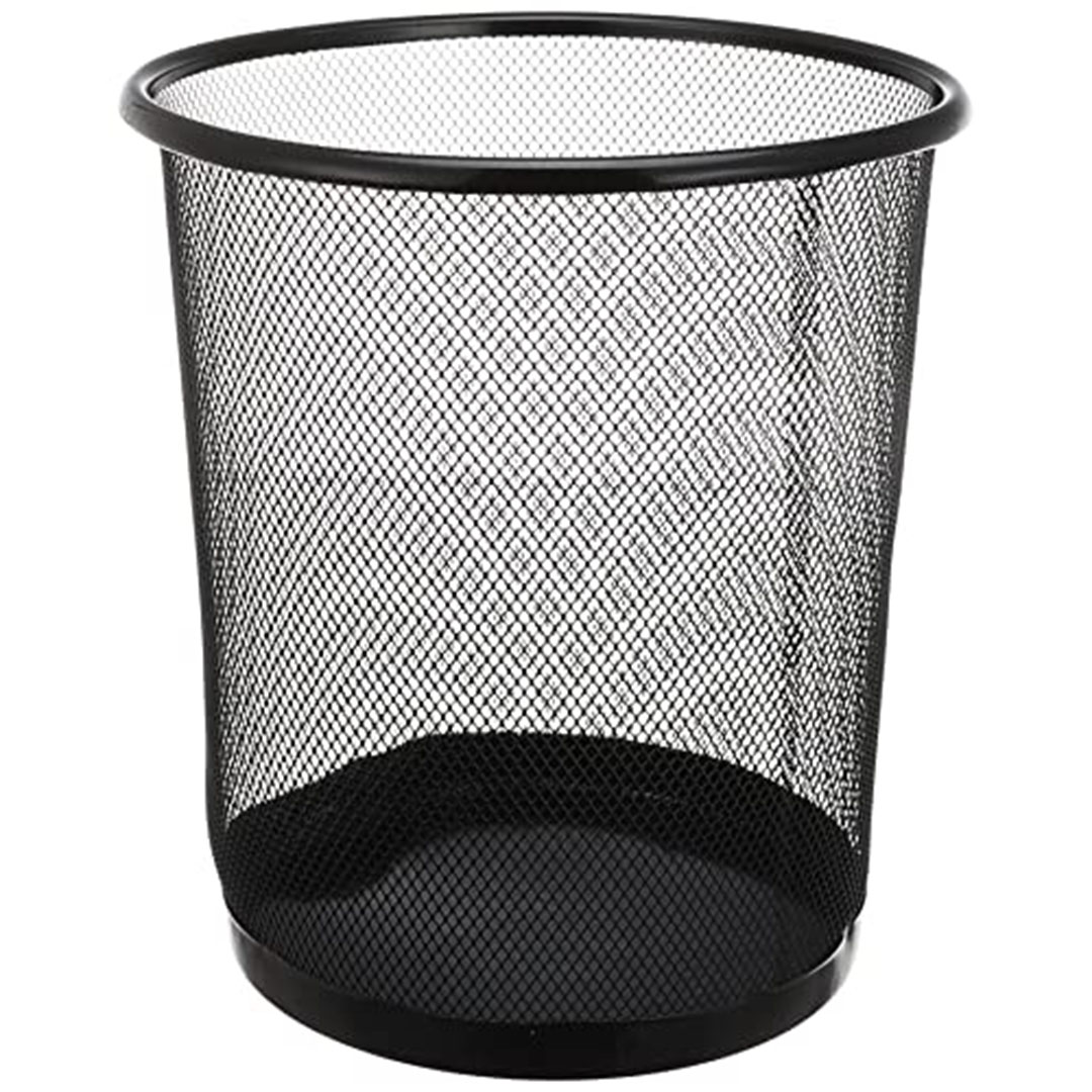 سلة معدنية طقم قطعتين - أسود