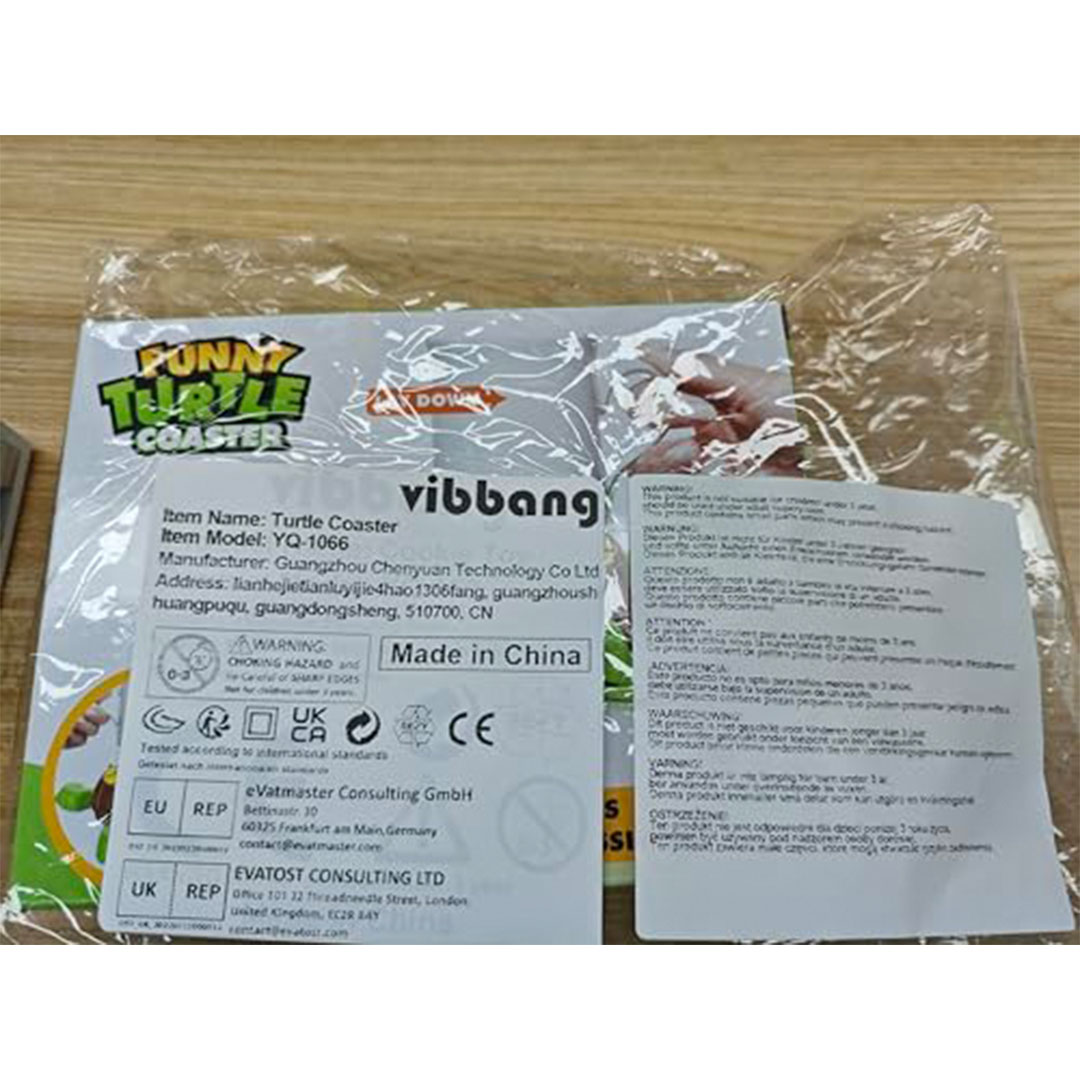 قاعدة أكواب بتصميم سلحفاة مضحكة - حامل أكواب قهوة - مطبوع ثلاثي الأبعاد