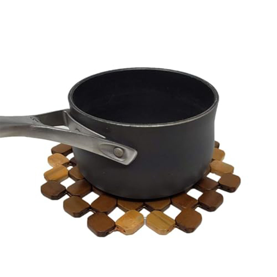 قاعدة للأواني الساخنة للمطبخ - متوسطة الحجم