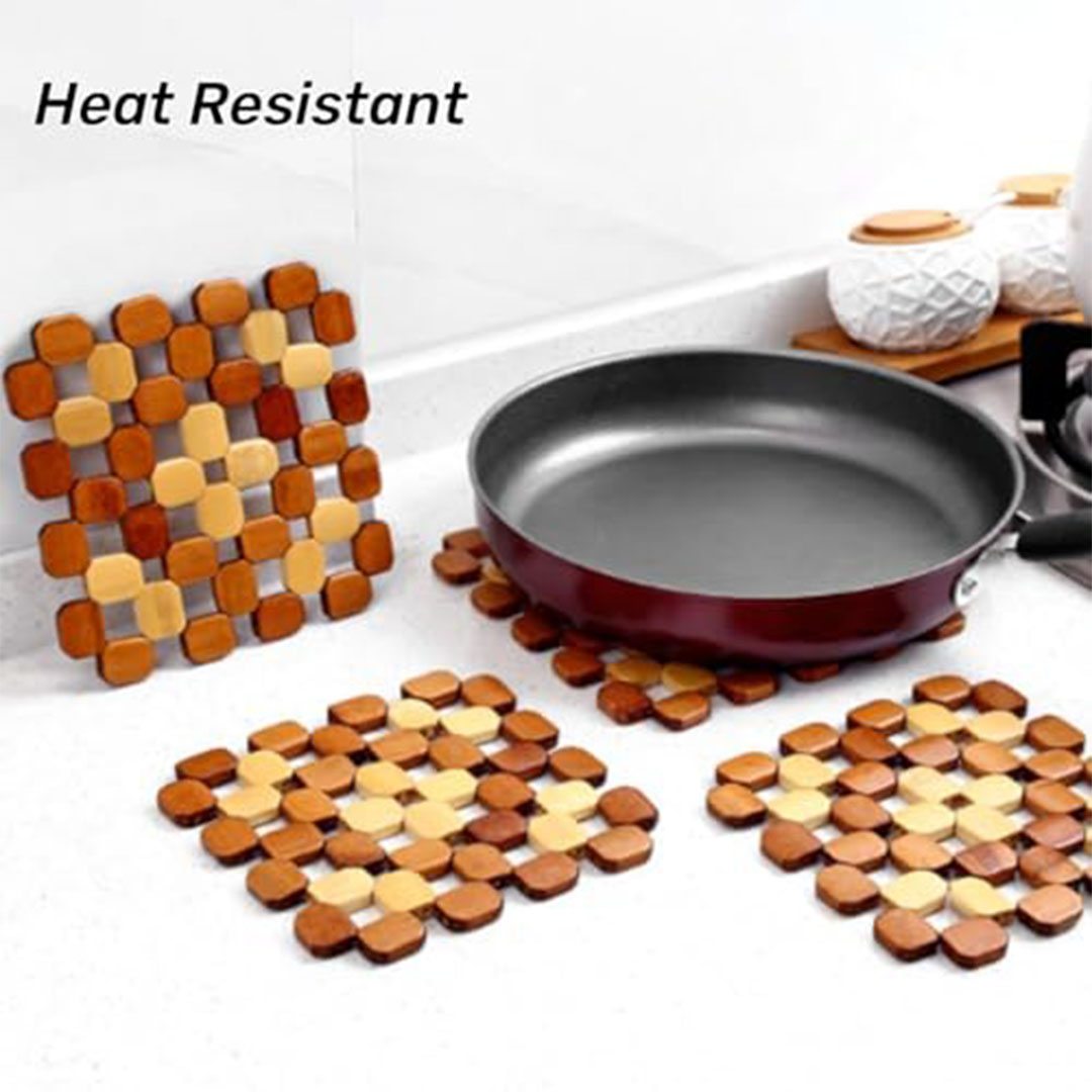 قاعدة للأواني الساخنة للمطبخ - كبير الحجم