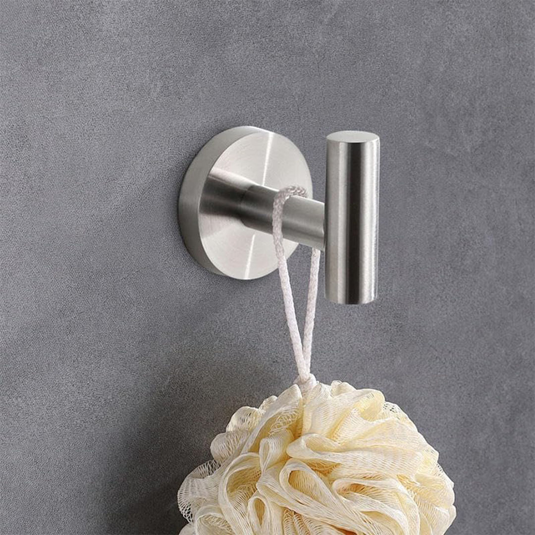 خطاف فوط - فضي - فولاذ مقاوم للصدأ