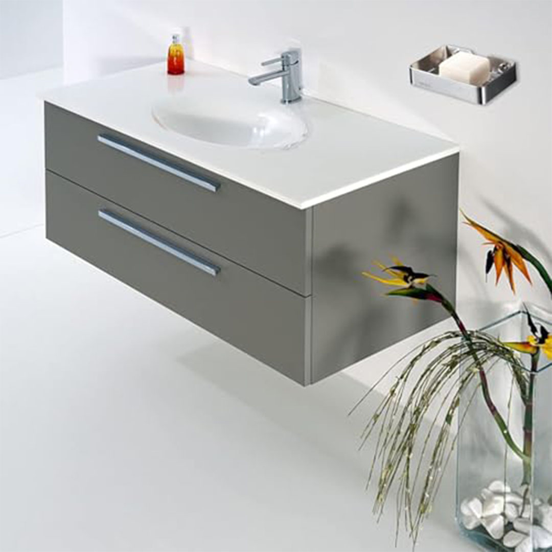 حامل صابون - ستانلس ستيل وكروم - مثبت على الحائط