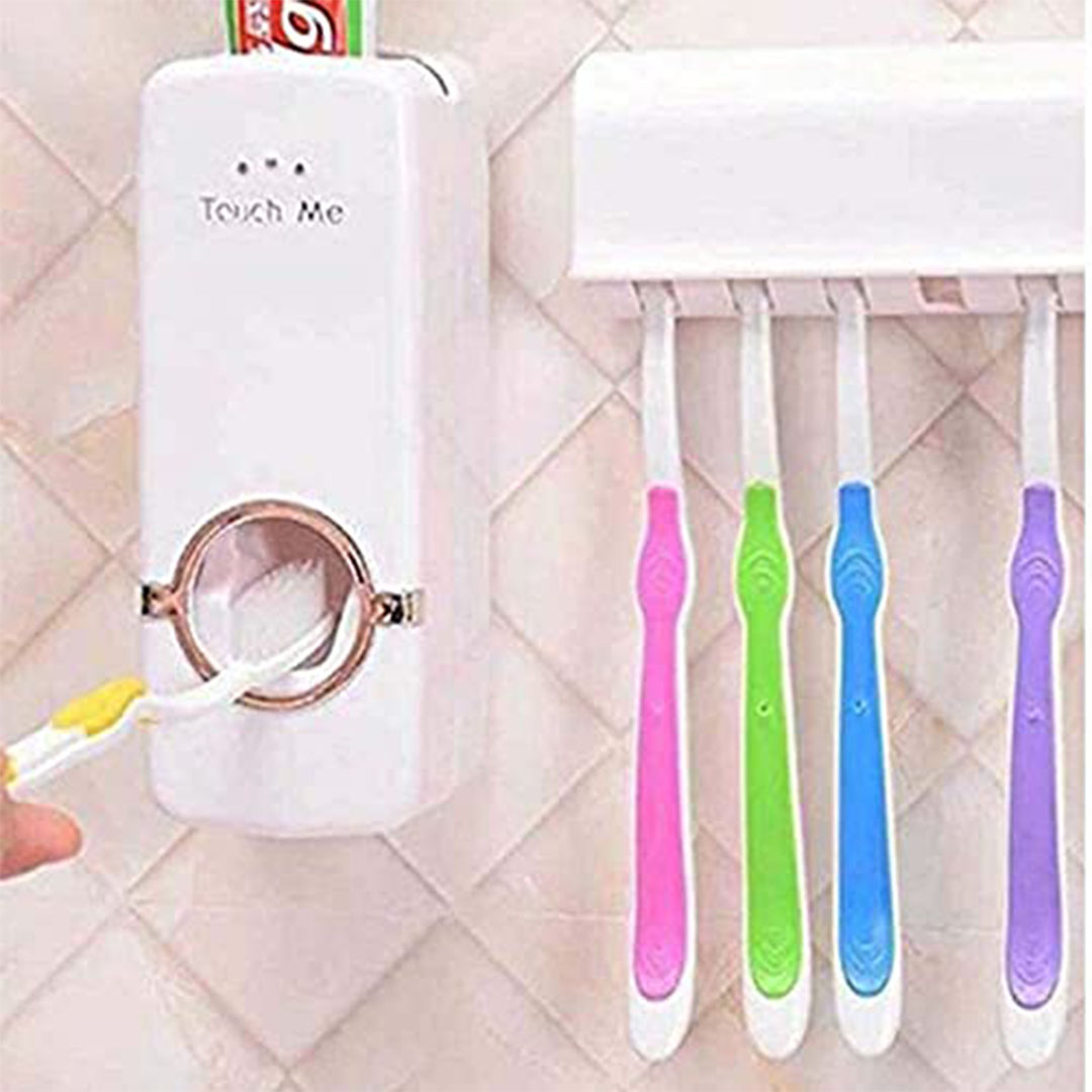 موزع معجون أسنان أوتوماتيكي - حامل حائط