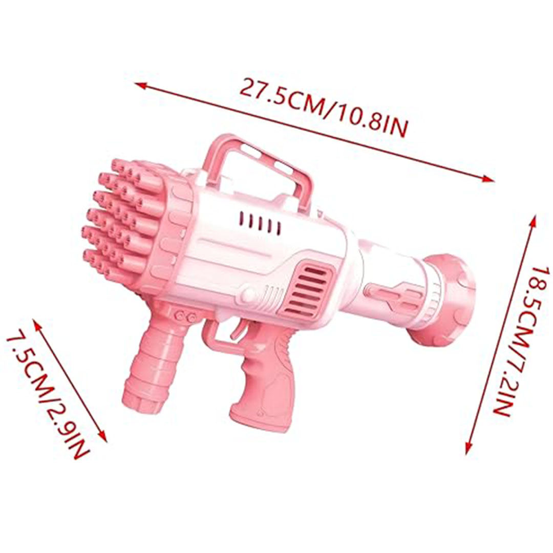 مسدس فقاعات الصابون - لعبة إطلاق فقاعات للأطفال - للفناء والخارج