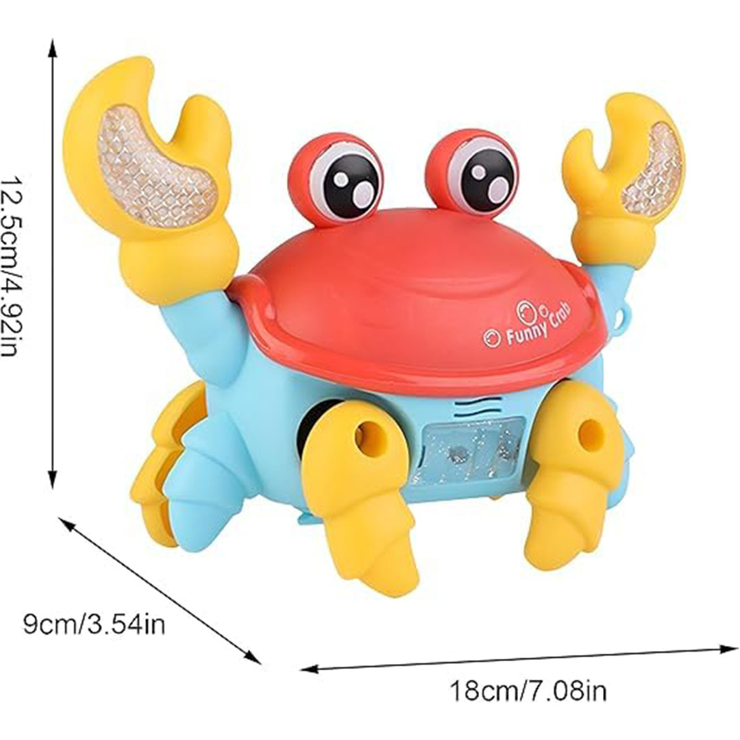 لعبة سلطعون تفاعلية زاحف بأضواء وموسيقى متعددة الألوان