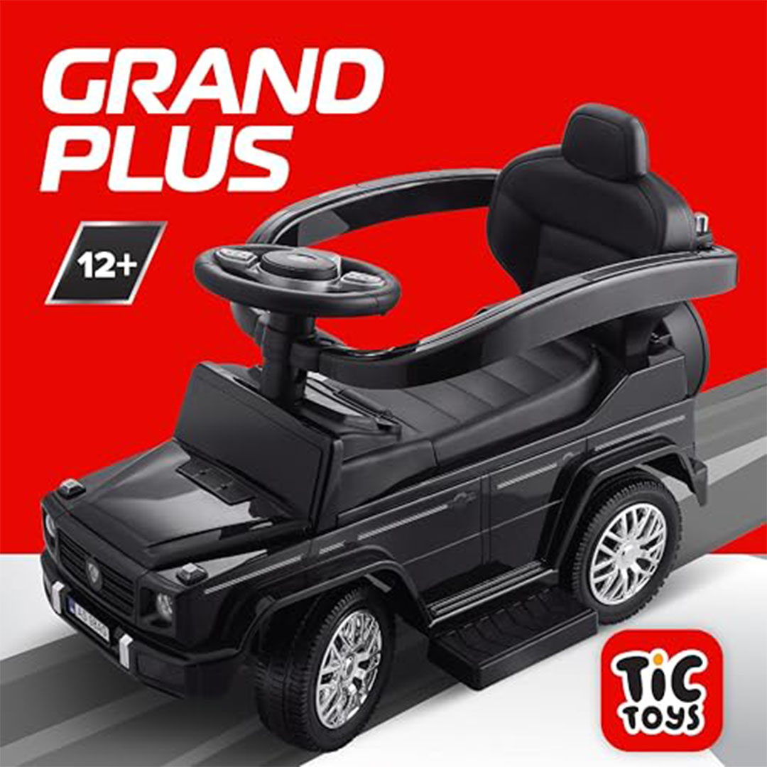سيارة ركوب جراند بلس من تيك تويز للأطفال 1 إلى 7 سنوات - أبيض