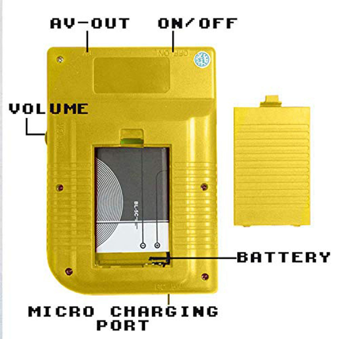 جهاز تشغيل ألعاب الفيديو الرقمية محمول باليد - 129 لعبة