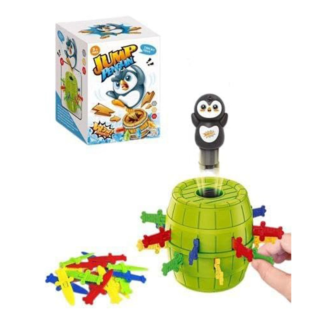 لعبة بطريق نطاط للأطفال - برميل مفاجأة مع سيوف م-ة - 3 سنوات فأكثر