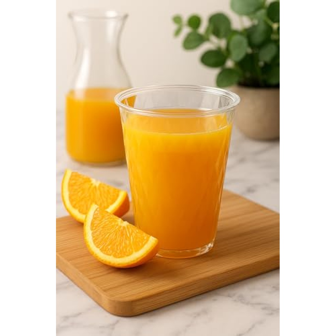 أكواب بلاستيكية شفافة قابلة للاعادة الاستخدام - 250 ملي - 25 قطعة