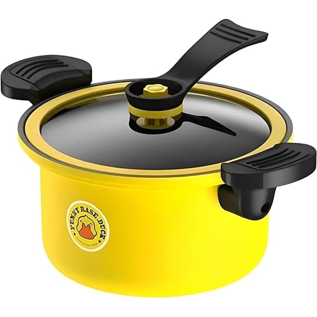 حلة ضغط بتصميم بطة جرانيت مطلي - سعة 3.5 لتر - 22 سم