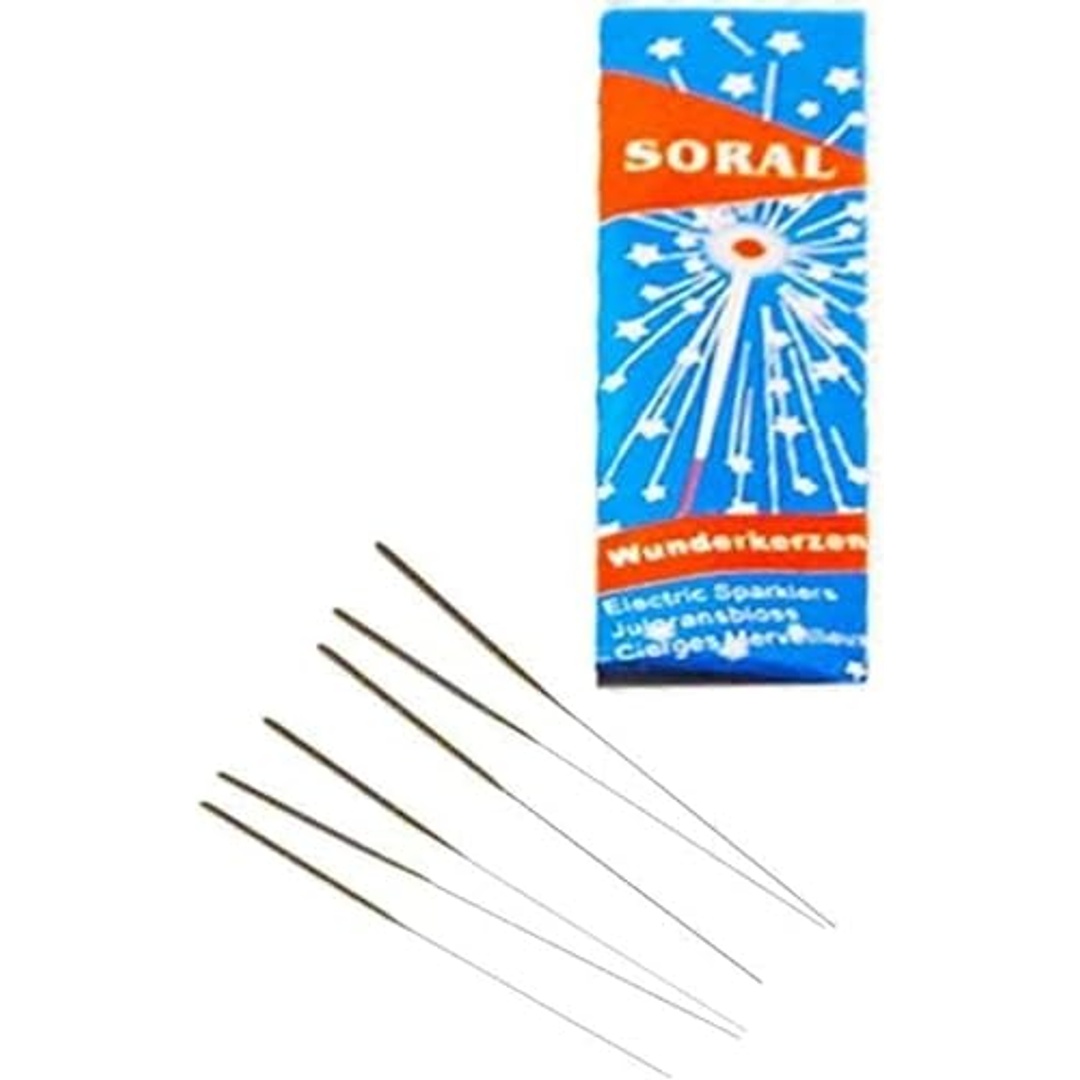 شمع سبارك للحفلات والأعياد - 3 عبوات - 30 قطعة