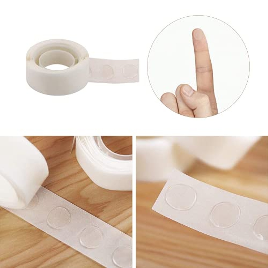 شريط لاصق دبل فيس لتعليق البالونات - 200 لاصقة