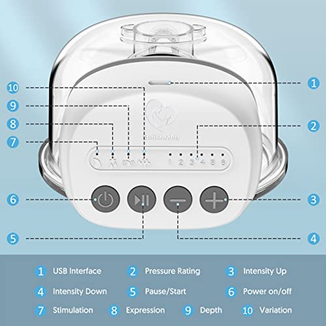 مضخة ثدي لاسلكية بيلا بيبي - 4 أوضاع - 6 مستويات