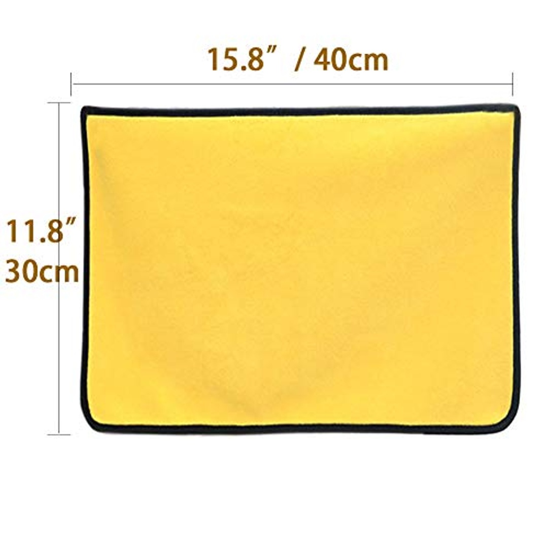 فوطة ميكروفايبر بألوان متنوعة - 30x22 سم - 2 قطعة