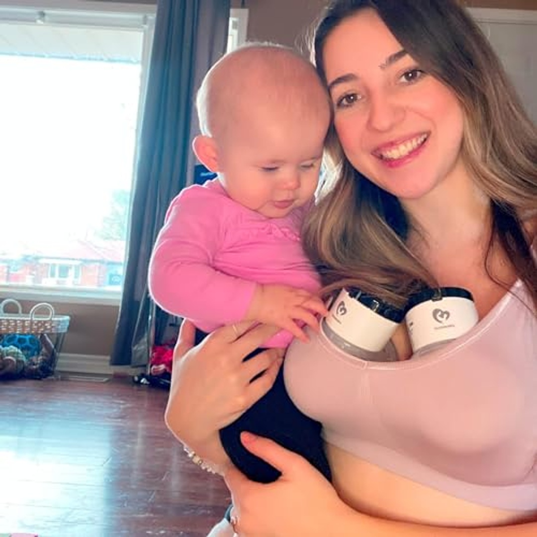 مضخة ثدي كهربائية بلابابي مزدوجة - قابلة للارتداء - 9 مستويات