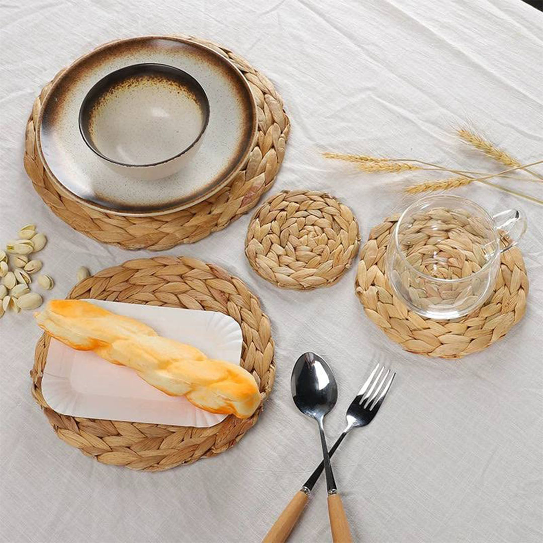 قاعدة أكواب من الخوص مقاومة للحرارة - كوبي