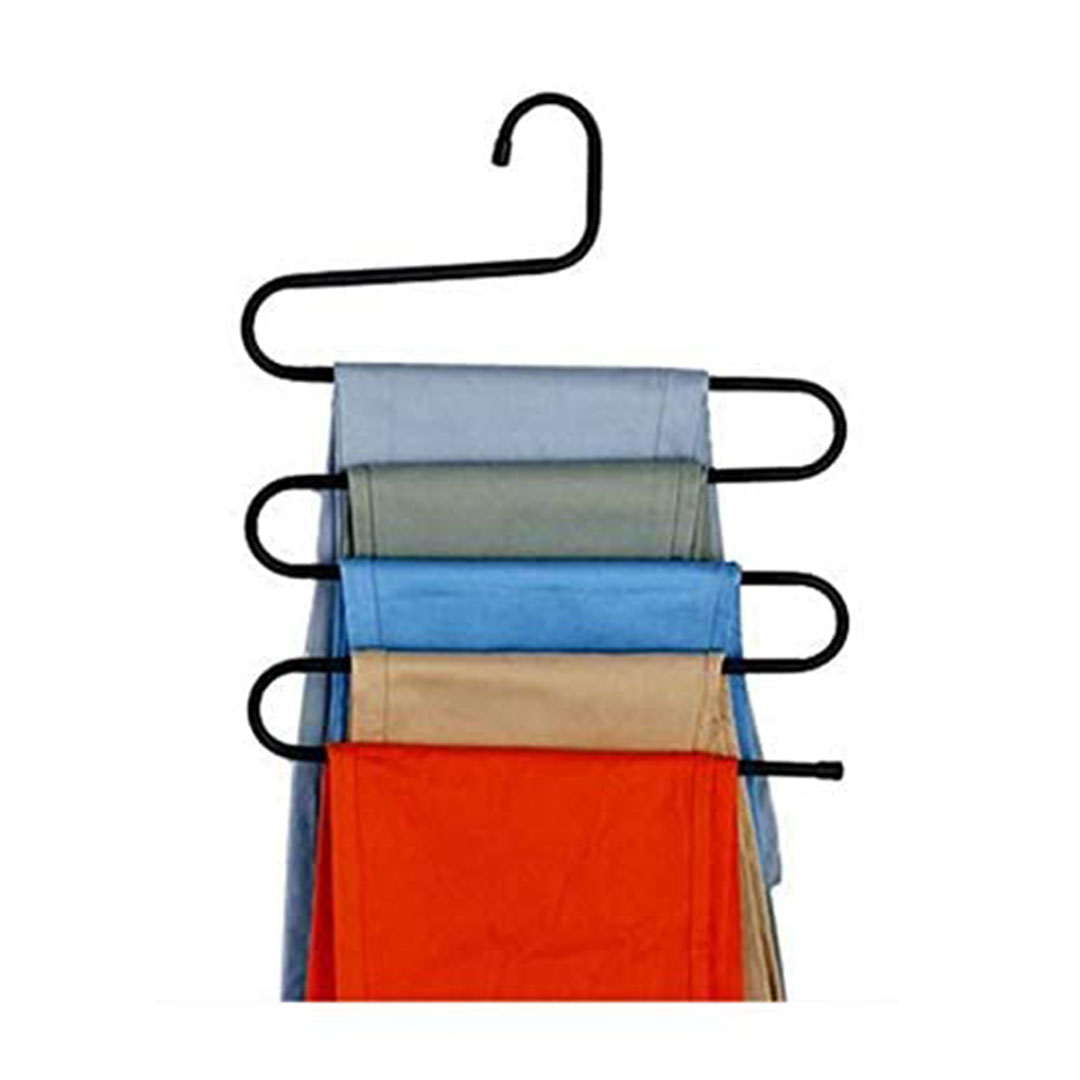 شماعة بنط-ات على شكل حرف S - 3 ارفف حديدية - ثلاث قطع