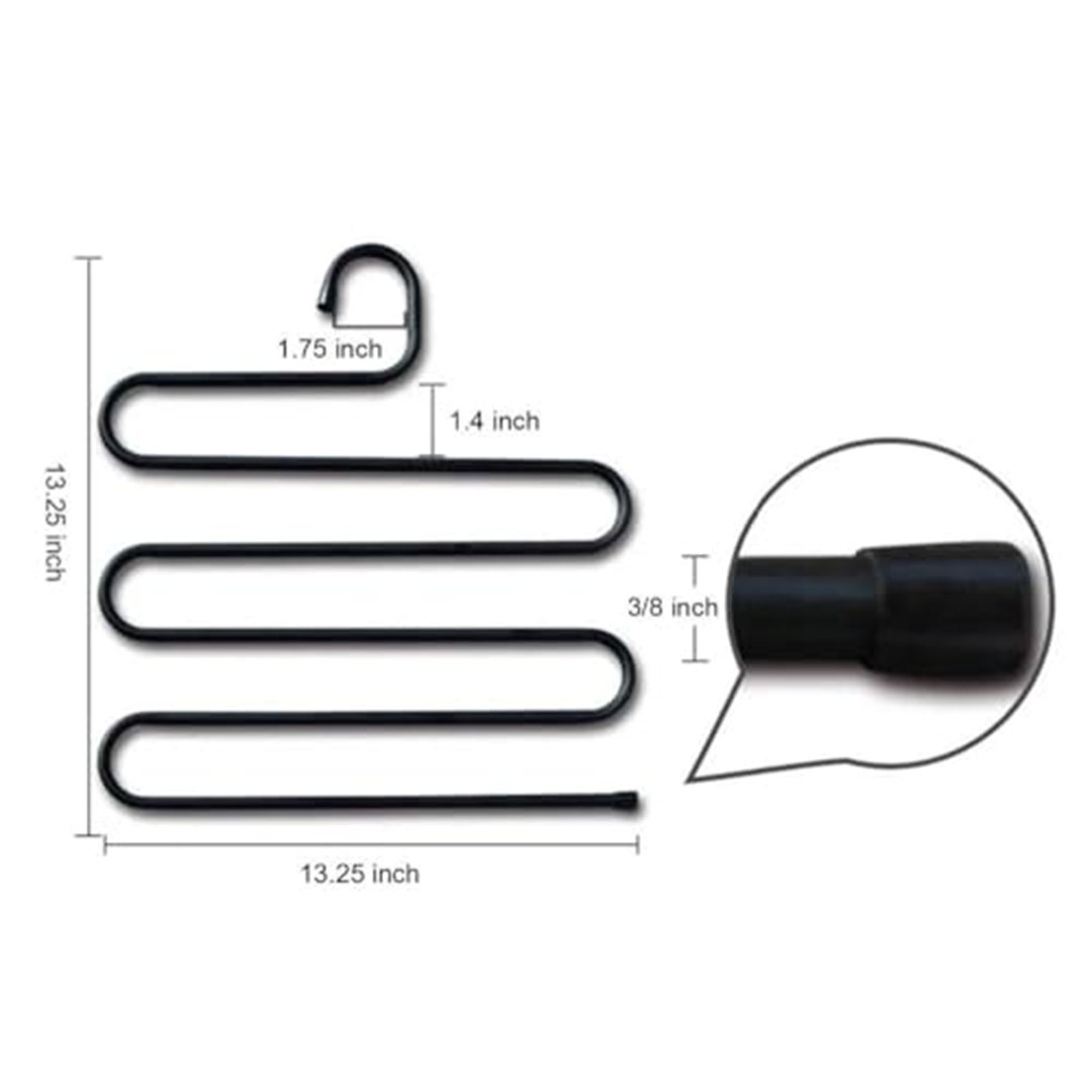 علاقة سراويل من كيوشوب - 4 قطع - شكل S - ستانلس ستيل - متعددة الطبقات