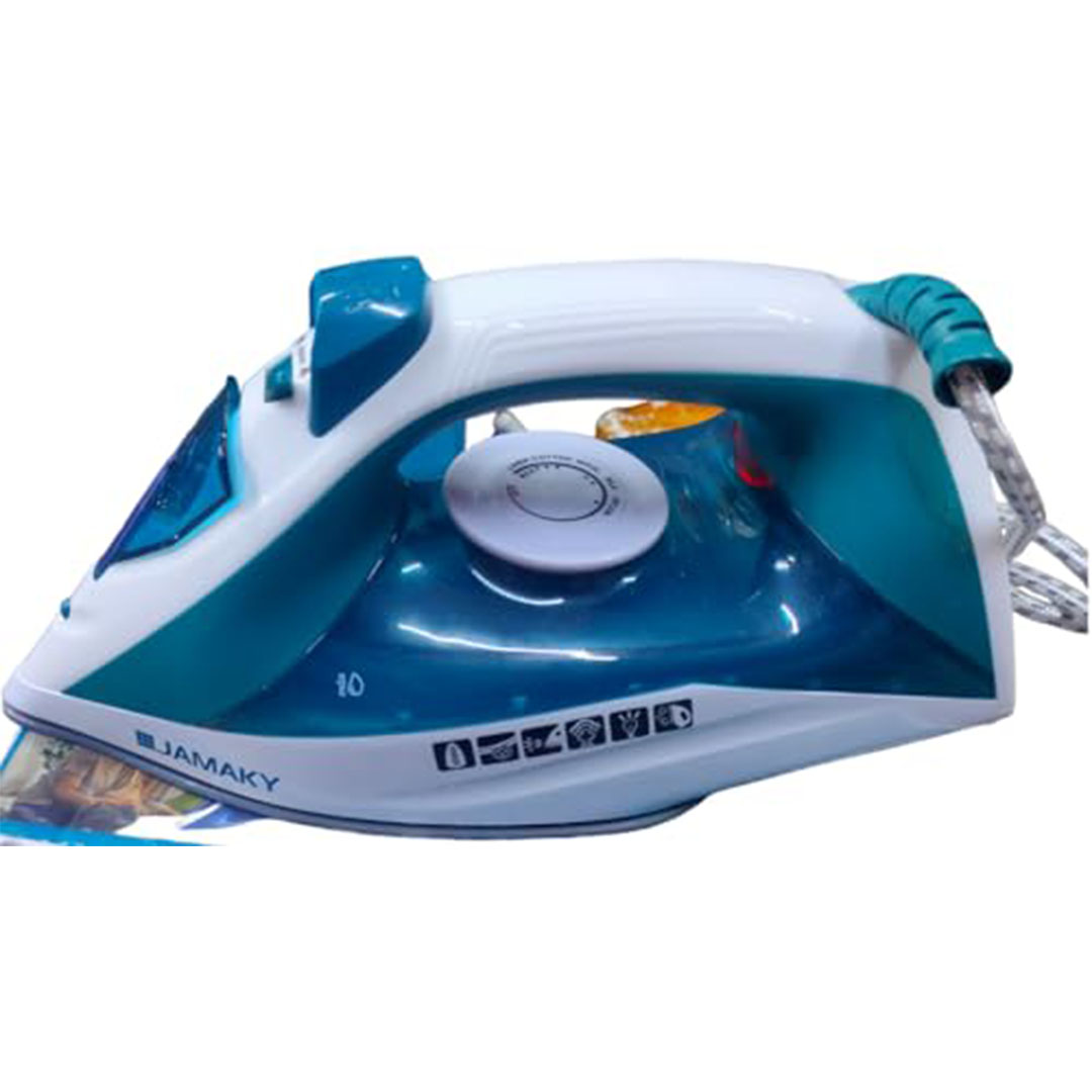 مكواة بخار جاماكي - 2000 وات - قاعدة سيراميك - موديل JMK1029