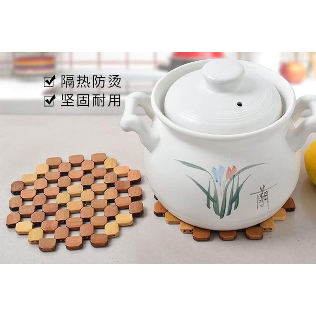 قاعدة للأواني الساخنة للمطبخ - متوسطة الحجم