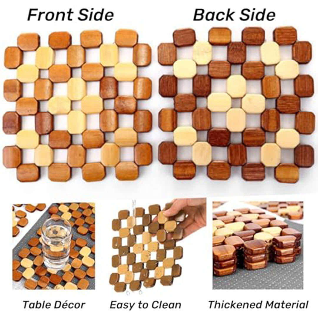 قاعدة للأواني الساخنة للمطبخ - كبير الحجم