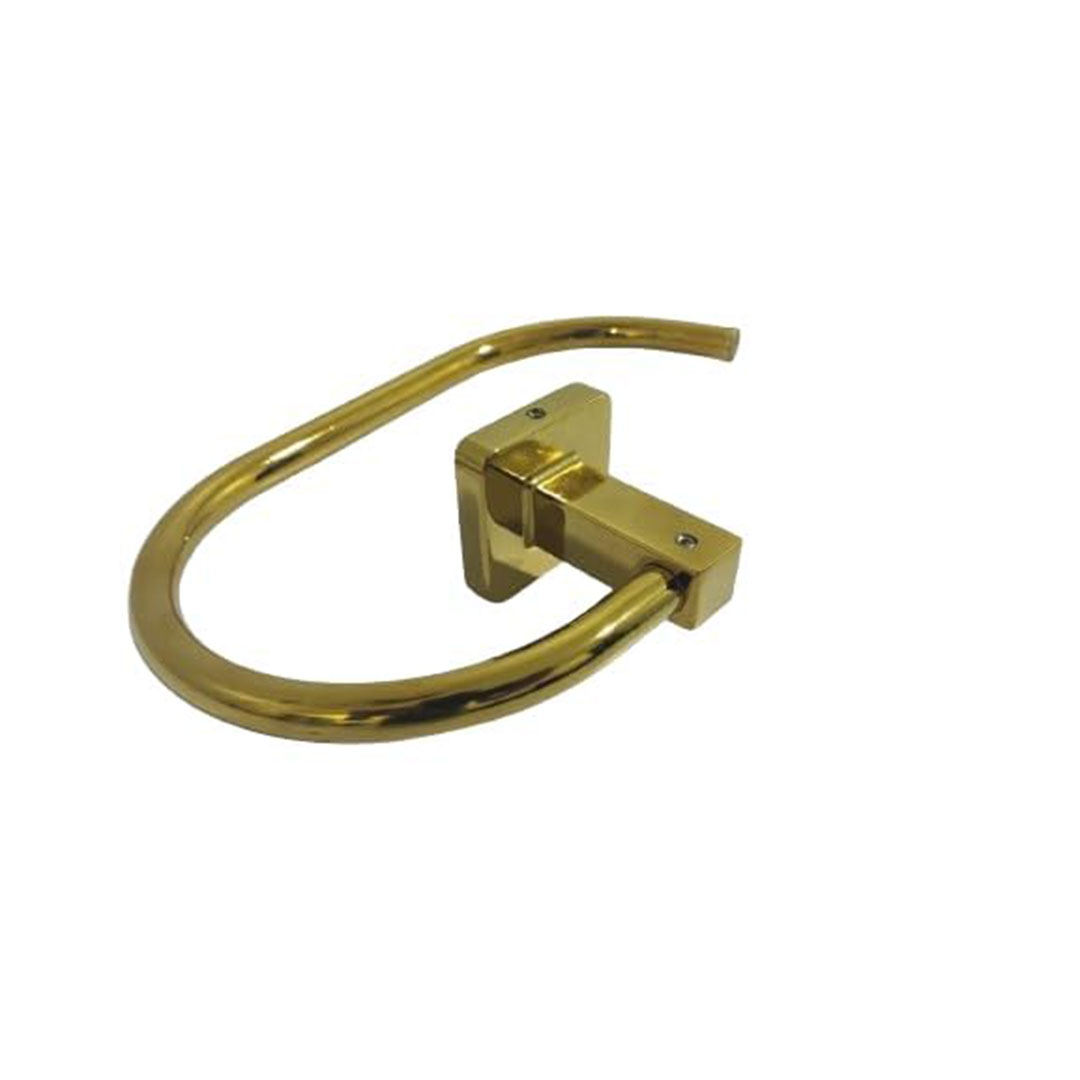 مجموعة حوامل فوط - حلقة دائرية مفتوحة - ذهبية
