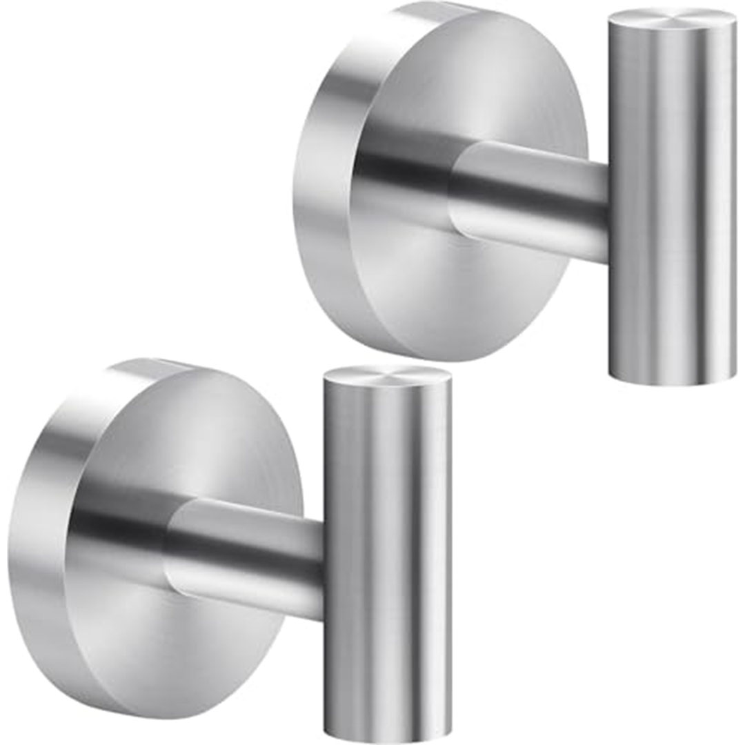 خطاف فوط - فضي - فولاذ مقاوم للصدأ